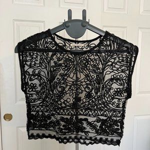 Sheer crop top